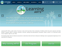 Tablet Screenshot of learningarts.com
